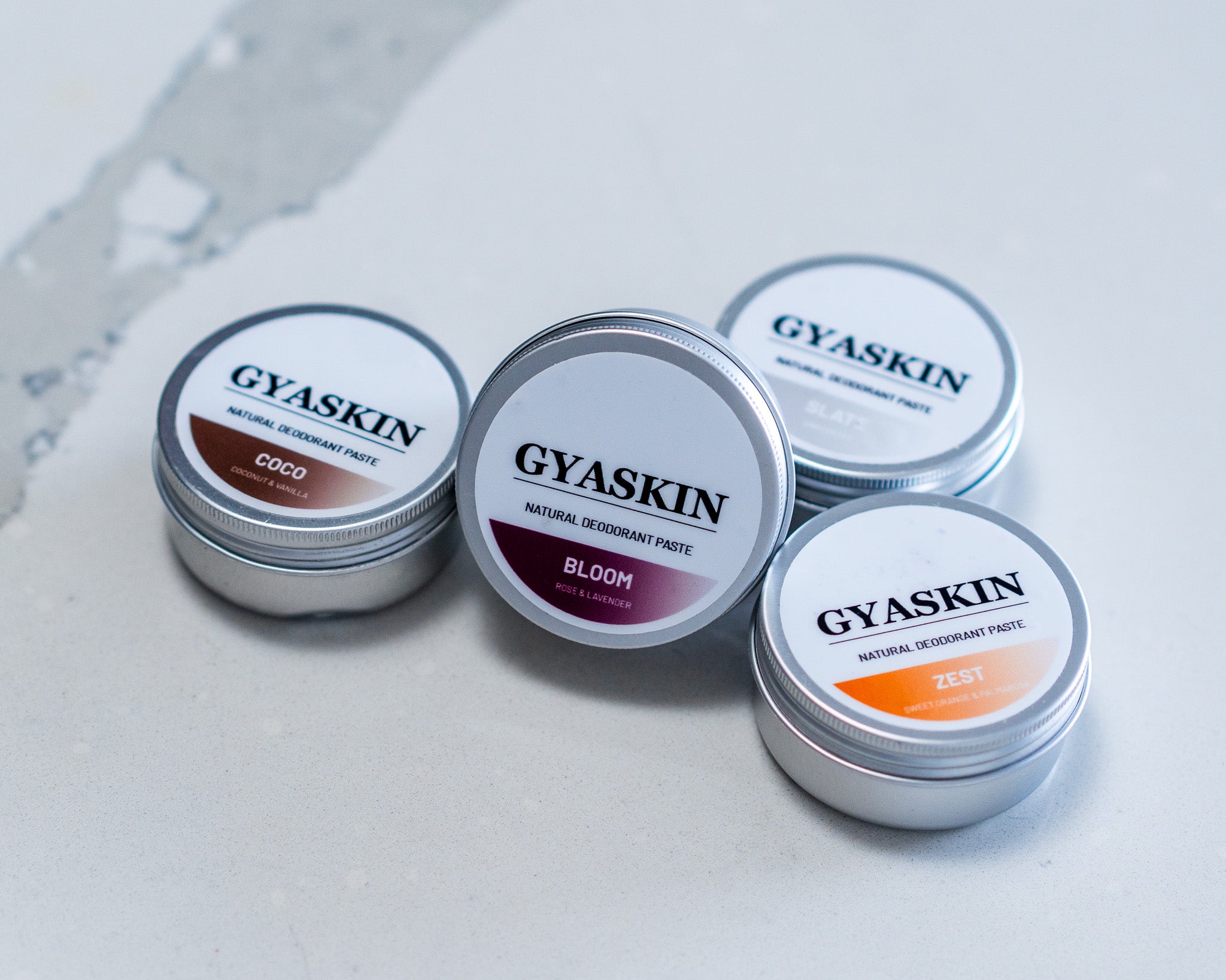 Discovery 6 Pack Sensitive 15ml Gyaskin Natural Deodorant
